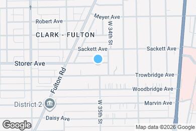 Map image of the property - 3417 Storer Ave