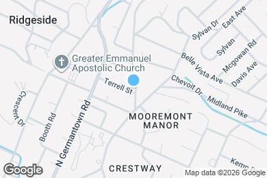 Map image of the property - 525 Terrell St