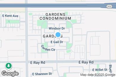 Map image of the property - 1450 S Longspur Ln