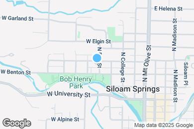 Map image of the property - 502 W Tahlequah St
