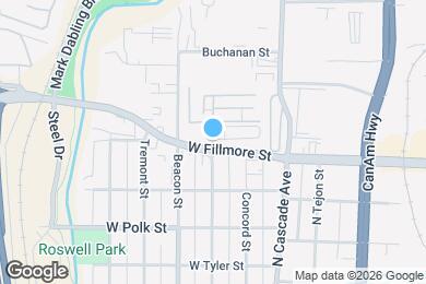 Map image of the property - 3030 Wood Ave