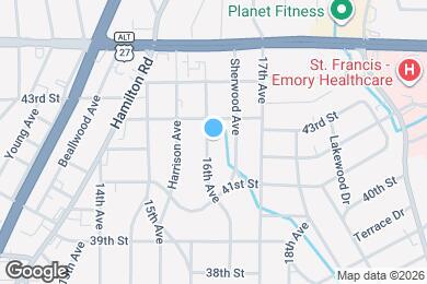 Map image of the property - 4202 16th Ave