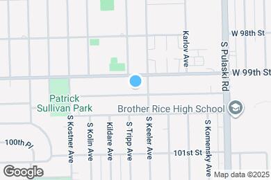 Map image of the property - 4212 W 99th Pl