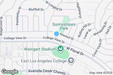 Map image of the property - 1681 College View Dr