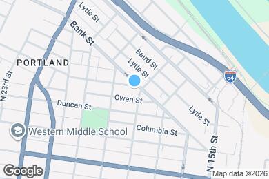 Map image of the property - 326 N 18th St