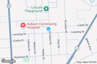 Map image of the property - 105 N Fulton St