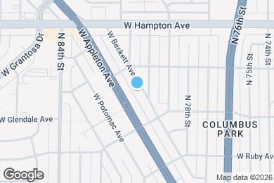 Map image of the property - 8027 W Beckett Ave