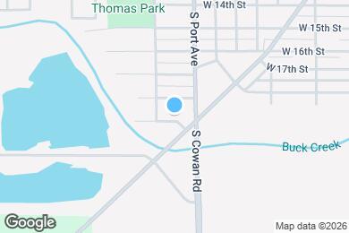 Map image of the property - 1800 W 19th St