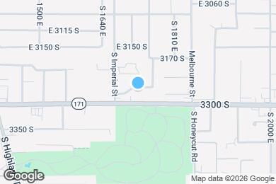 Map image of the property - 1744 E Lahar Dr