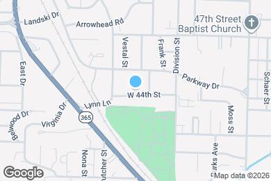 Map image of the property - 1722 W 44th St