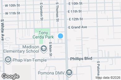 Map image of the property - 1370 S Thomas St