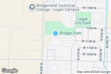 Map image of the property - 523 W 1150 N