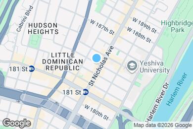 Map image of the property - West 184th Street