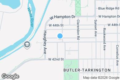 Map image of the property - 806 W 43rd St