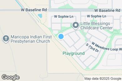 Map image of the property - 7814 S 74th Ave