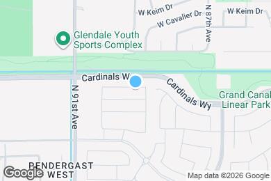 Map image of the property - 8917 W Palo Verde Dr