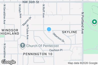 Map image of the property - 3912 NW 32nd St