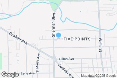Map image of the property - 825 Elmer Ave