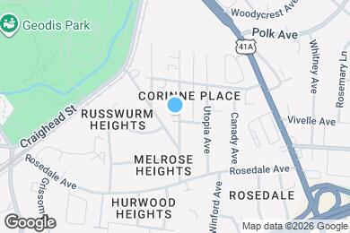 Map image of the property - 2117 Gladstone Ave