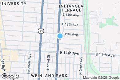 Map image of the property - 1594 N 4th St