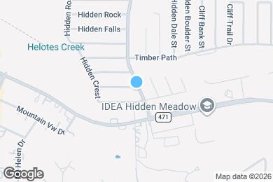 Map image of the property - 9702 Hidden Ledge