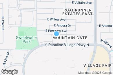 Map image of the property - 4554 E Paradise Village Pkwy N