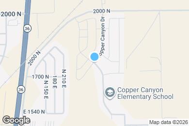 Map image of the property - 1731 N Copper Canyon Dr