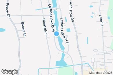 Map image of the property - 2919 Lantana Lakes Dr W