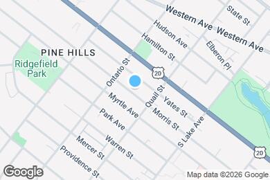 Map image of the property - 445 Morris St