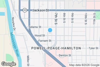 Map image of the property - 609 Hood St