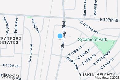 Map image of the property - 10728 Blue Ridge Blvd