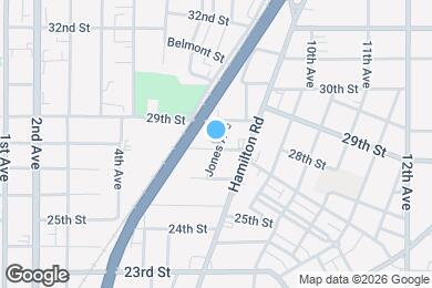 Map image of the property - 717 28th St