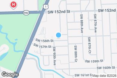 Map image of the property - 8975 SW 156th St