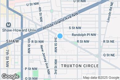 Map image of the property - 219 R St NW