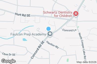 Map image of the property - 1141 Berkley Dr SE