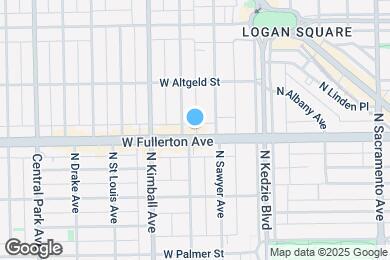 Map image of the property - 3268 W Fullerton Ave