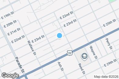 Map image of the property - 635 E 24th St