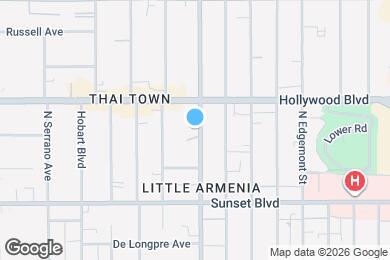 Map image of the property - 1625 Normandie Ave