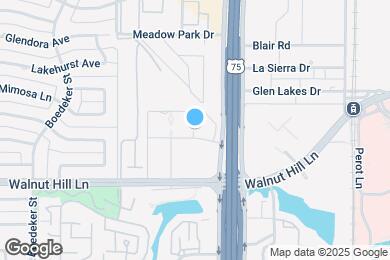 Map image of the property - 9845 N Central Expy