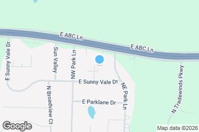 Map image of the property - 840 Parkview Ct