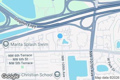 Map image of the property - 10885 NW 7th St