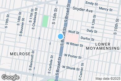 Map image of the property - 2342 S Broad St