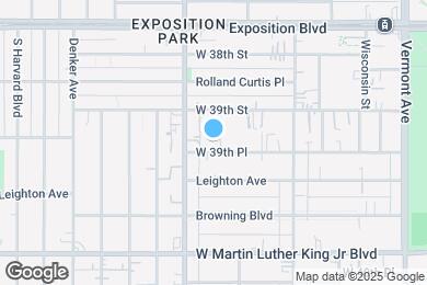 Map image of the property - 1249 W. 39th Place