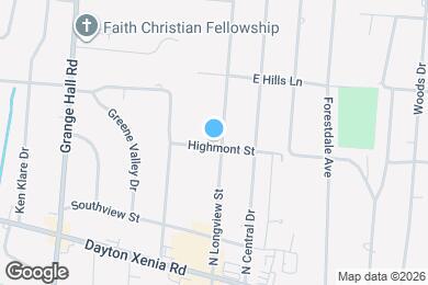 Map image of the property - 1683 N Longview St