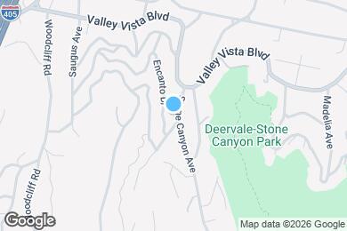 Map image of the property - 4059 Stone Canyon Ave