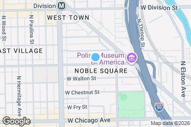Map image of the property - 1448 W Augusta Blvd