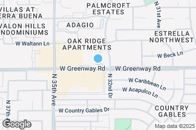 Map image of the property - 3250 W Greenway Rd