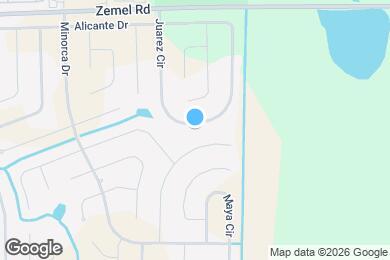 Map image of the property - 16209 Juarez Cir