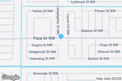 Map image of the property - 1214 Pace Dr NW
