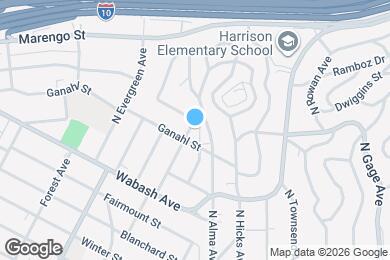 Map image of the property - 1114 N Stone St